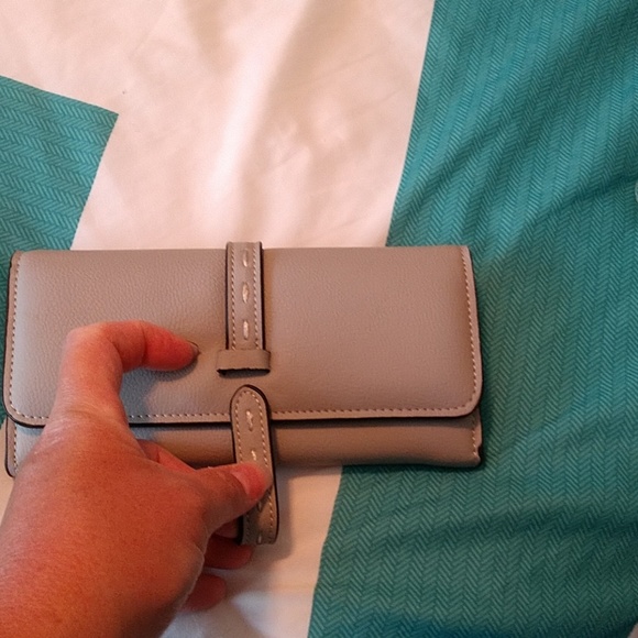Light grey boho women's wallets - Picture 4 of 4